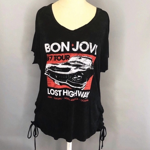 Bon Jovi Graphic Band Tee Size Small - Picture 7 of 8